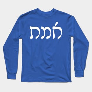 Emet - Truth (Rashi script) Long Sleeve T-Shirt